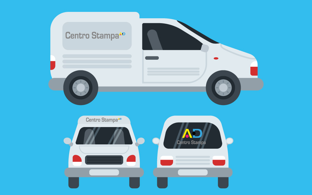decorazione autoveicoli centro stampa ad
